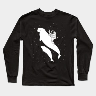 Beluga astronaut Long Sleeve T-Shirt